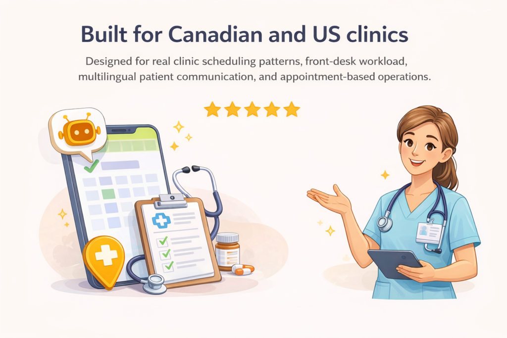 clinics reservation automation and customer follow up